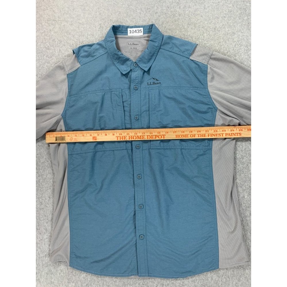 Ll Bean Nylon Polyester Hiking Button Down Shirt … - image 7